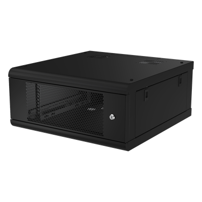 SR-1904-GN2P - Gabinete de Pared / Puerta Perforada / 4U / 19 in / 635 mm (2.08 ft) Profundidad / Acero Reforzado