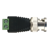 TT-RG-17 - Adaptador BNC Macho / Terminales Tornillo / 75 Ohm / Cables AWG 26-14 / RG-59 / RG-6