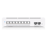 USW-PRO-XG-8-POE - Switch PoE++ Capa 3 / 8 Puertos 10GbE / 2 Puertos SFP+ / PoE 155 W / Etherlighting™ / 200 Gbps