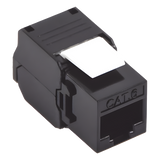 LP-KJ-6A-TTBK - Módulo Jack Keystone / Cat6A / Toolless / Terminación 180° / RJ45 / Sin Blindaje / 1 Puerto