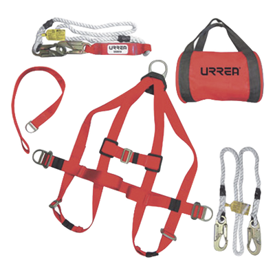 SYS-USA02A - Arnés de Posicionamiento / 5 Piezas / Talla 36-40 / 3,000 kg Resistencia Máxima / ANSI A10.14 y Z359.1