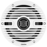 10-03193-00 - Altavoces náuticos Clarion® CMS 6.5" / 30 W RMS / 4 Ohmios / 87 dB / 55 Hz-20 KHz / RGB LED / Blanco y Negro Clásico