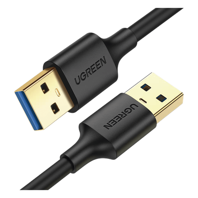 90576 - Cable USB-A 3.0 / Macho a Macho / 5 Gbps / 3 m (9.8 ft) / Blindaje Múltiple / Níquel Resistente / 2A / Compatible USB 2.0 y 1.1