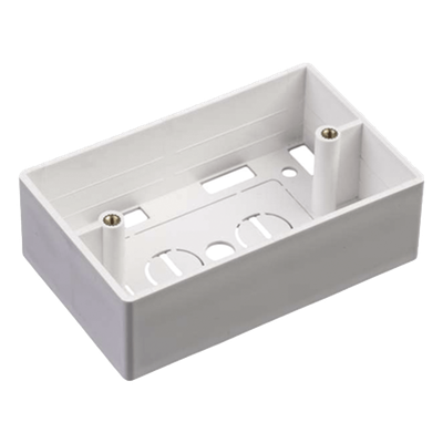 LP-FP-33 - Caja de Pared Universal / 6 Puertos / 70x115x36 mm / UL 94V-0 / ANSI/TIA/EIA-568-C.2 / 0.23x0.38x0.12 ft