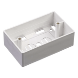 LP-FP-33 - Caja de Pared Universal / 6 Puertos / 70x115x36 mm / UL 94V-0 / ANSI/TIA/EIA-568-C.2 / 0.23x0.38x0.12 ft