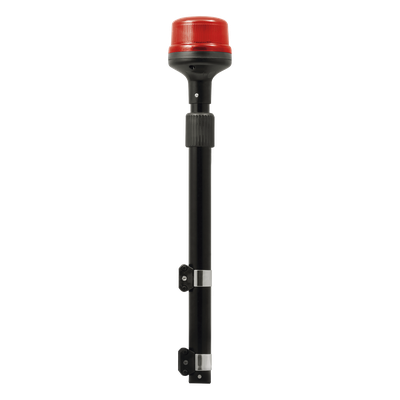SPT16R - Luz Telescópica para Motocicletas / 8 LED / Rojo / 12~24 VCD / IP6K6 / ECE R65 / SAE J845 / 88 mm de Altura