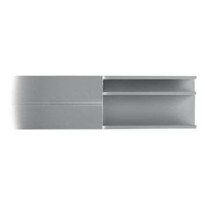 DX-100-4000 - Canaleta de aluminio / 53 x 14.66 mm / 2 m (6.56 ft) / Conductividad 55% IACS / Pintura electrostática
