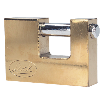 SYS-L22-C80-ELBB - Candado de Acero para Cortina Metálica / Grillete Templado 13 mm / Cuerpo 20 mm / Nivel de Seguridad 6 / Llave Estándar 5 Pernos / Cavidad 35 mm