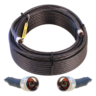 952-300 - Jumper Coaxial de Baja Pérdida / 30.48 m (100 pies) / 50 Ohms / Blindaje >90 dB / N Macho a N Macho