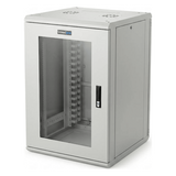LES-60-60-18UGW - Gabinete Rackeable / 18U / 19 in / Puerta Cristal / Carga 750 Kg / 600x605x930 mm (23.6x23.8x36.6 in) / 3.05 ft Alto