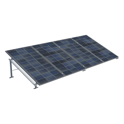 EFSM1324GR - Montaje de piso de Alta Resistencia para Instalación de 4 Paneles Solares de hasta 1300 x 2400 mm (Revisar módulos compatibles)