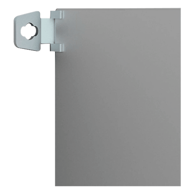 AW41 - Soporte de Montaje en Pared / Acero Zincado 3 mm / 36x76x21 mm (1.42x2.99x0.83 in) / 4 Unidades / Protección IP / Posicionamiento Dual