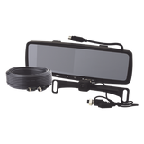 EC4210BK - Sistema alámbrico de reversa con cámara y monitor de 4.3 pulgadas, Incluye cámara para placa de  170°