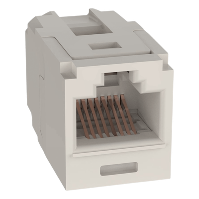 CC688IW - Módulo Acoplador / Cat 6 / RJ45 a RJ45 / Mini-Com / 50 μin Oro / -10°C a 65°C / 2500 Ciclos / Blanco Mate