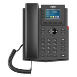 X303P - Teléfono IP Empresarial / 4 Líneas SIP / Pantalla LCD 2.4 Pulgadas / PoE / Audio HD / Conferencia 6 Participantes