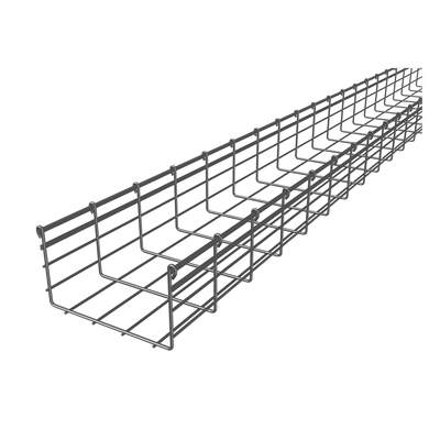 CH-166-200EZ - Charola Tipo Malla / 166x200 mm / Electro Zinc / 528 Cables Cat6 / 3 m (9.84 ft)