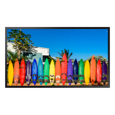 OM75A - Pantalla LED Profesional / 75" (2.46 ft) / UHD 4K / 4000 nits / HDMI 2.0 y DisplayPort / Operación 24/7 / VESA 400x400 / Tizen 5.0 / MagicInfo