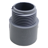 ATC40-CON-1 - Conector Conduit Cédula 40 / PVC 1" / UL 651 / Hermético / Subterráneo y Exterior