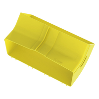 FRIV4512X4LYL - Bajada Vertical Interior / Ángulo 45º / Canaleta 12x4 pulgadas / Radio de Curvatura 50.8 mm / Color Amarillo / UL Listed