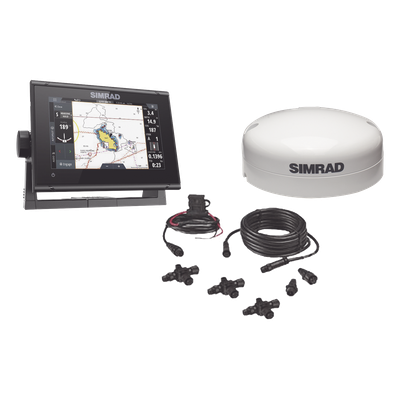 GO7-GPSKIT - Kit de pantalla multifuncional / Pantalla táctil 7' / NMEA2000 / Antena GPS GS25 / IPX7 / Radar 3G/4G/Halo