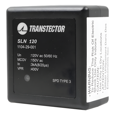 SLN-120 - Protector Sobretensión / 120 VAC / SASD / 5 kA / NEMA 5-15R / Plug-in / UL 1449 / 2.4 x 2.8 x 2.9 in