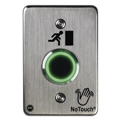 NT-SS100-ES - Interruptor IR sin contacto / Acero inoxidable 304 grado médico / 1 grupo / 4.5 x 4.5 x 0.26 pulgadas / Contacto seco tipo C