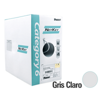 NUC6C04IG-ME - Bobina de Cable UTP / Cat 6 / 24 AWG / 305 m (1000 ft) / 4 Pares / PVC CM / Cobre Sólido