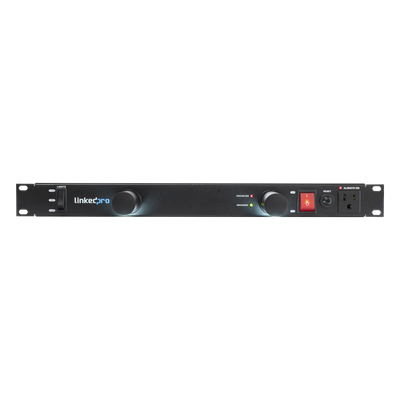 LP-PDU-11LED - PDU para Rack / 11 Salidas NEMA 5-15R / 15 Amp / 120 Vca / Montaje Horizontal 1U / 19 in / LED de Protección
