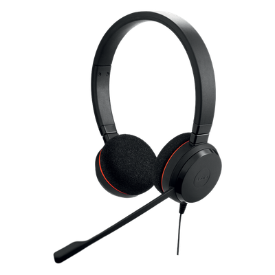 EVOLVE-20-DUO-MS - Auricular USB Profesional / Binaural / Micrófono con Cancelación de Ruido / Control de Llamadas Integrado / Certificación Microsoft Teams
