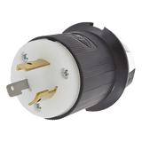 HUB-HBL2311 - Clavija Industrial con Bloqueo de Media Vuelta / 20 A 125 V CA / 2 Polos 3 Hilos / NEMA L5-20P / Interior Seco / -40°C a 75°C