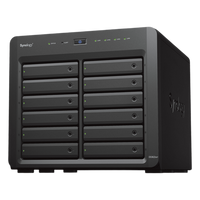 DS3622XS+ - Servidor NAS / 12 Bahías / Expansión a 36 Bahías / Intel Xeon 6 Núcleos / 16 GB DDR4 ECC / 10GbE RJ-45 / Caché NVMe SSD / RAID F1, 0, 1, 5, 6, 10