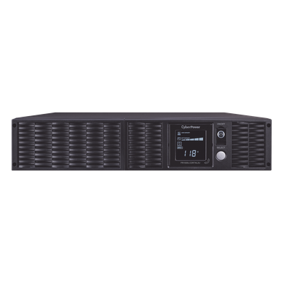 PR1000LCDRTXL2U - UPS de 1000 VA/900 W Topología Línea Interactiva, Entrada 120 Vca NEMA 5-15P, Onda Senoidal Pura, Torre o Rack 2 UR, Con 8 Tomas NEMA 5-15R