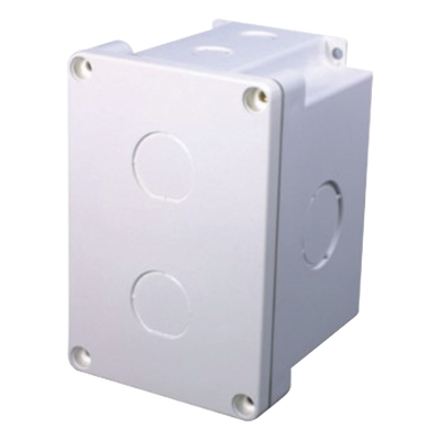 LP-WP-BOX - Caja Superficial a Prueba de Agua / IP67 / 2 Salidas / 120 x 80 x 79.7 mm / 4.72 x 3.15 x 3.14 in / Certificaciones RoHS y UL