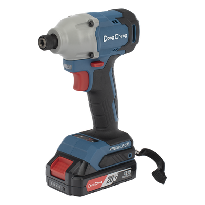 DCP-L0314-DM - Atornillador de Impacto Inalámbrico / 20V / Brushless / 1/4 in Hexagonal / 90-180 Nm / 2 Velocidades 0-2000 rpm / 1.6 kg