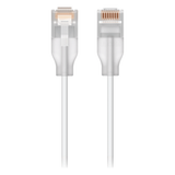 UACC-CABLE-PATCH-EL-2M-W - Patchcord Cat 6 / 10 GbE / PoE+++ / 2 m (6.56 ft) / Conector RJ45 Translúcido / Interior