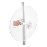 TXPD30RJMIMO - Antena direccional con diseño aerodinámico para minimiza la resistencia al viento, Ganancia de 30 dBi,  frecuencia (4.9 - 6.5 GHz), Polarización doble, incluye montaje para torre o mástil