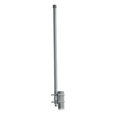 TXPO-24-Q15V - Antena omnidireccional / 2.4 GHz / 15 dBi / 360° cobertura / 3.8 x 1.5 m (12.5 x 4.9 ft) / N-Hembra