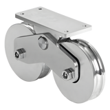 1151-5642-001 - Rueda Doble de 16 cm / Capacidad Para Puertas de hasta 1920 kg / Canal Tipo "U"