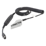 V3-10784 - Cable modular intercambiable / PTT integrado / IP67 / -30°C a +75°C / 9-30 lbs tensión / Compatible NX y TK