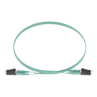 FX2ERLNLNSNM005 - Jumper de Fibra Óptica / Multimodo OM3 50/125 / LC-LC Dúplex / OFNR Riser / LSZH / 5 m (16.40 pies)