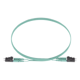 FX2ERLNLNSNM005 - Jumper de Fibra Óptica / Multimodo OM3 50/125 / LC-LC Dúplex / OFNR Riser / LSZH / 5 m (16.40 pies)