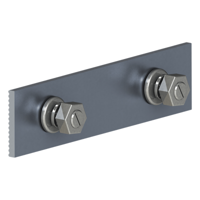 EPL-SCNT-01-AL - Conector de empalme / Aluminio anodizado / Riel 21 / Diseño compacto