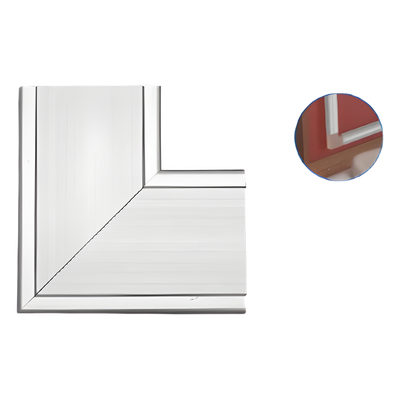 INKA-151-L - Accesorio en "L" de Aluminio,  compatible con canaleta INKA151