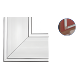 INKA-151-L - Accesorio en "L" de Aluminio,  compatible con canaleta INKA151