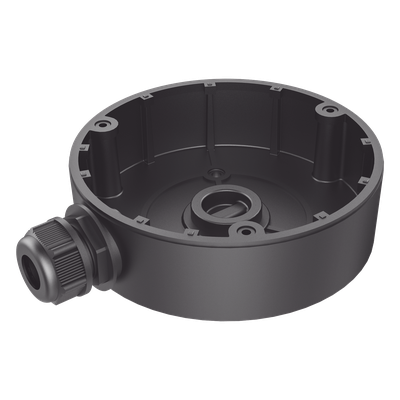 DS-1280ZJ-DM18(BLACK) - Caja de Conexión para Exterior / Aleación de Aluminio y Acero / Carga Máxima 4.5 kg / Dimensiones Compactas 111 x 42 mm / Tratamiento Antidesgaste