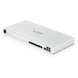 UISP-R-PRO - Router para ISP / 9 Puertos GbE RJ45 / 4 Puertos 10G SFP+ / Switch Capa 2 / NAT 9.5 Gbps / Pantalla Táctil 1.3" / Montaje en Rack