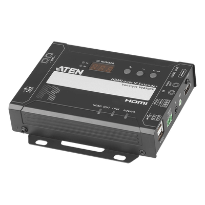 VE8900R - Receptor HDMI sobre IP / 1080p / 100m (328 pies) / Full HD / Sin PC ni software