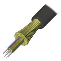 9GD5H006D-T301M - Cable de Fibra Óptica / 6 Hilos / Interior-Exterior / Tight Buffer / Dieléctrico / LS0H / OM3 50/125 / 1 Metro (3.28 Pies)