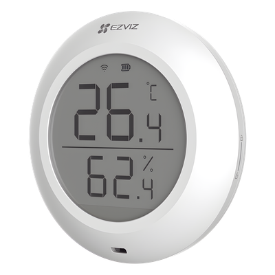 CS-T51C - Sensor de Temperatura y Humedad / Zigbee 2.4GHz / Pantalla LCD / Batería CR2450 3V / -10°C a +60°C / 5.28 x 2.03 in
