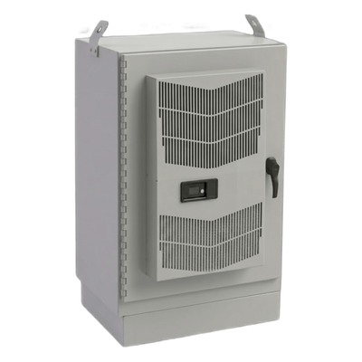 T503020FTTXSA - Gabinete para Exterior Tipo 4X de 22 UR / Aluminio Soldado / 1270 x 762 x 508 mm (50 x 30 x 20 in) / Exterior IP66 / Montaje Almohadilla / Aire de Precisión / Gris RAL 7035